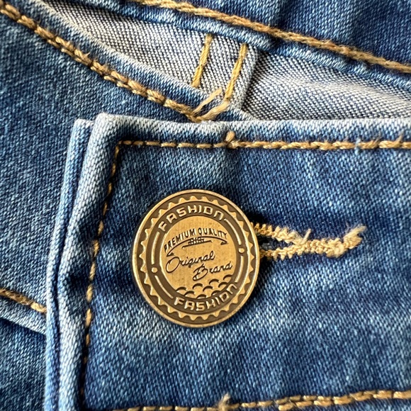 Glaston men’s  Jean smart comfort fit metal rivet pkt stretch denim Size 34 - Picture 9 of 10